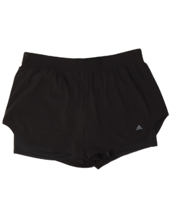 Shorts esportivos femininos Adidas UK 24/26 2XL preto poliamida