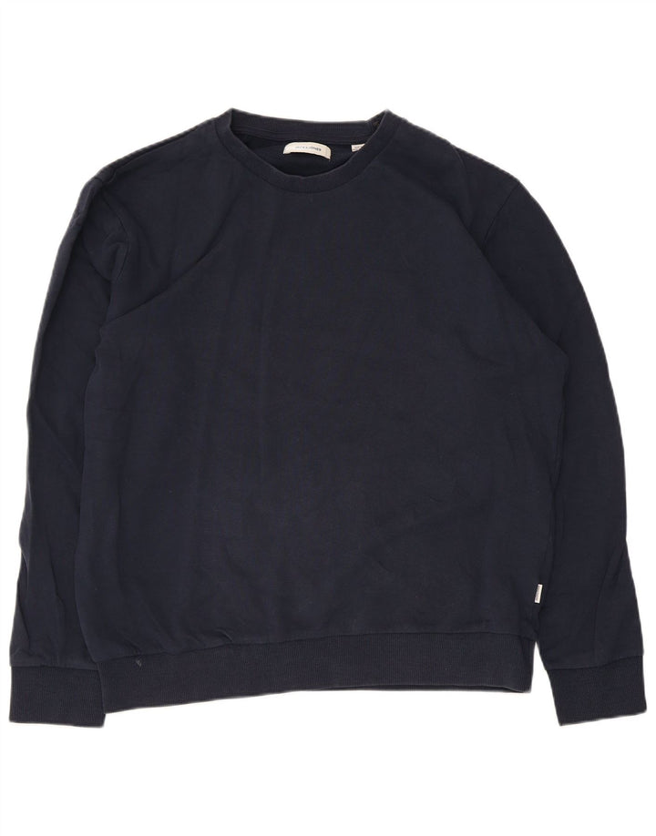 Jack & Jones moletom masculino Jumper XL azul marinho algodão