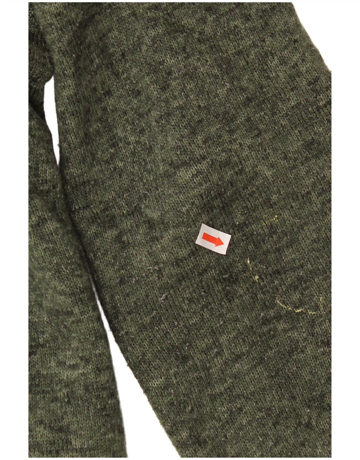 Poliéster manchado cáqui do revestimento superior do fato de treino dos homens do armazém da montanha grande