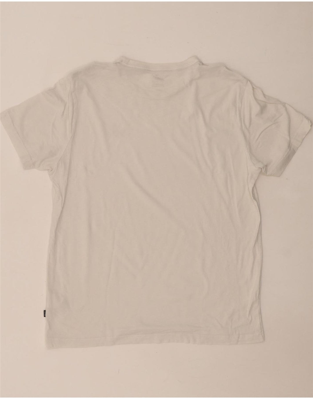 Camiseta masculina PUMA grande algodão branco