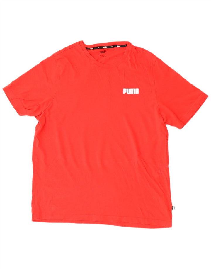 Camiseta masculina Puma Top XL algodão vermelho