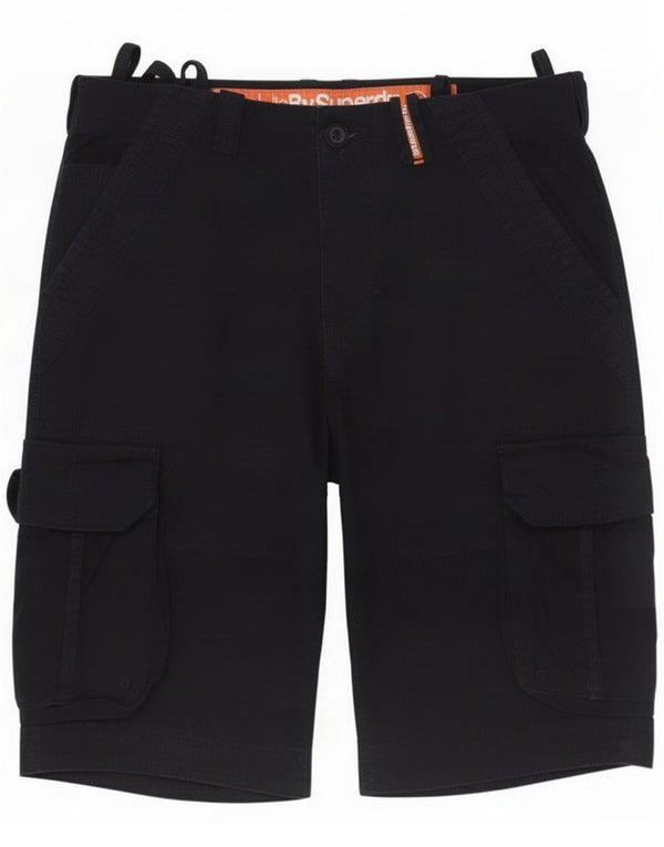 Shorts cargo masculino Superdry médio W32 algodão azul marinho