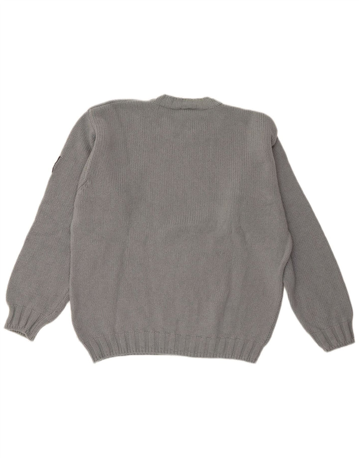 Suéter masculino Murphy & Nye com gola redonda XL cinza