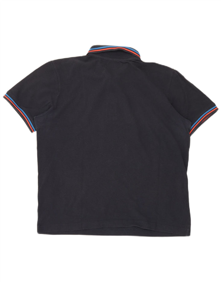 Camisa polo masculina KAPPA grande algodão azul marinho