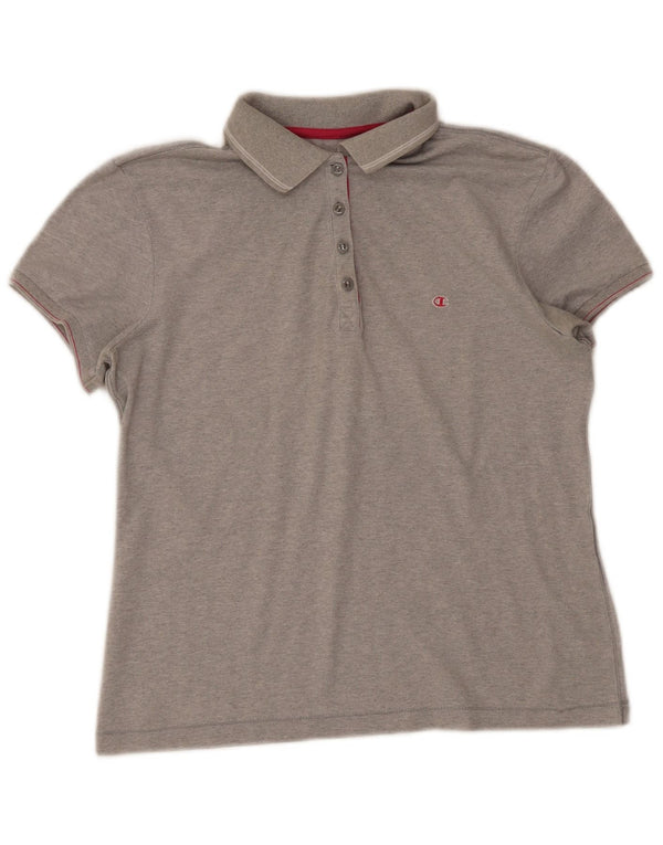 Camisa polo feminina Champion Herritage Fit UK 18 XL cinza