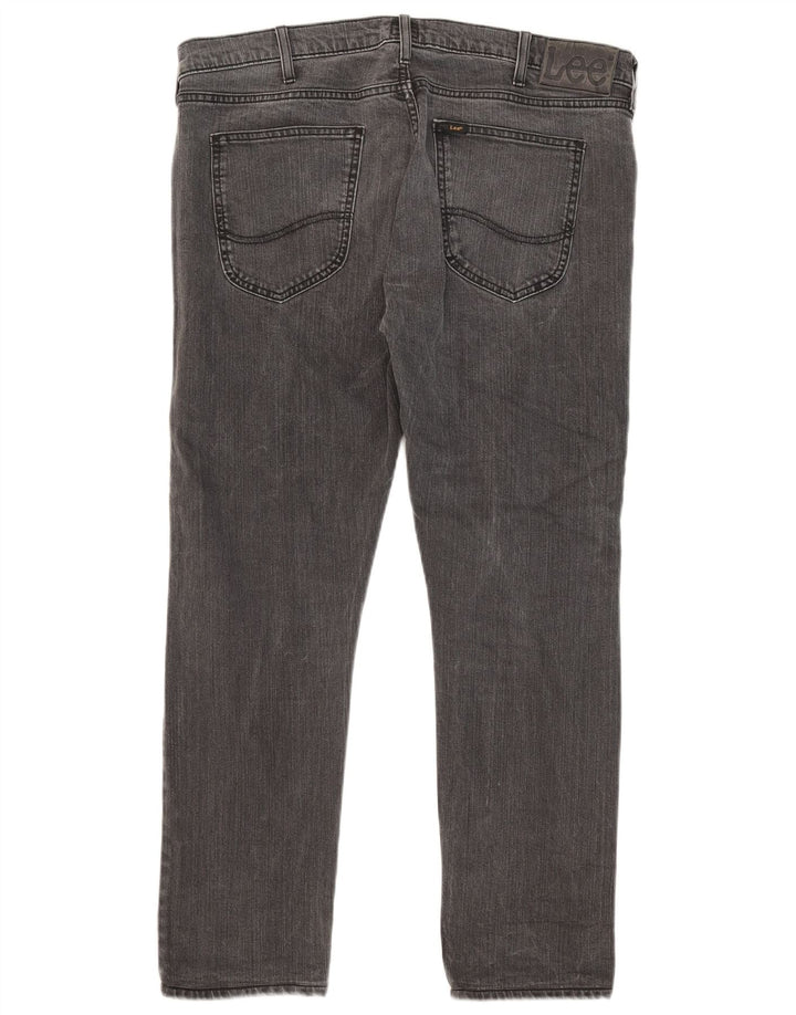 Lee Mens Luke Slim Jeans W36 L28 Algodão Cinza