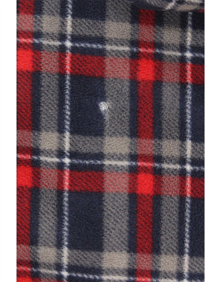 Jaqueta masculina de lã com capuz Toptex UK 54/56 grande xadrez multicolorido