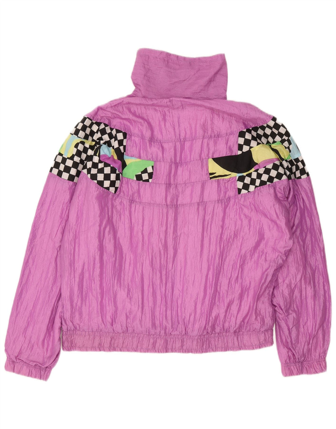 Sergio Tacchini agasalho feminino completo IT 44 médio roxo colorblock