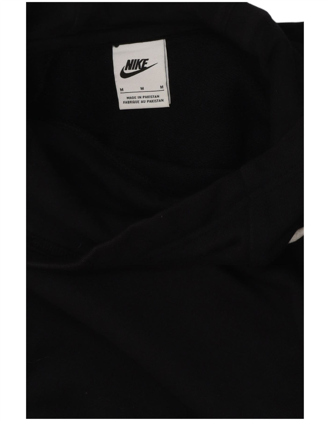 Nike Mens Hoodie Jumper Médio Algodão Preto