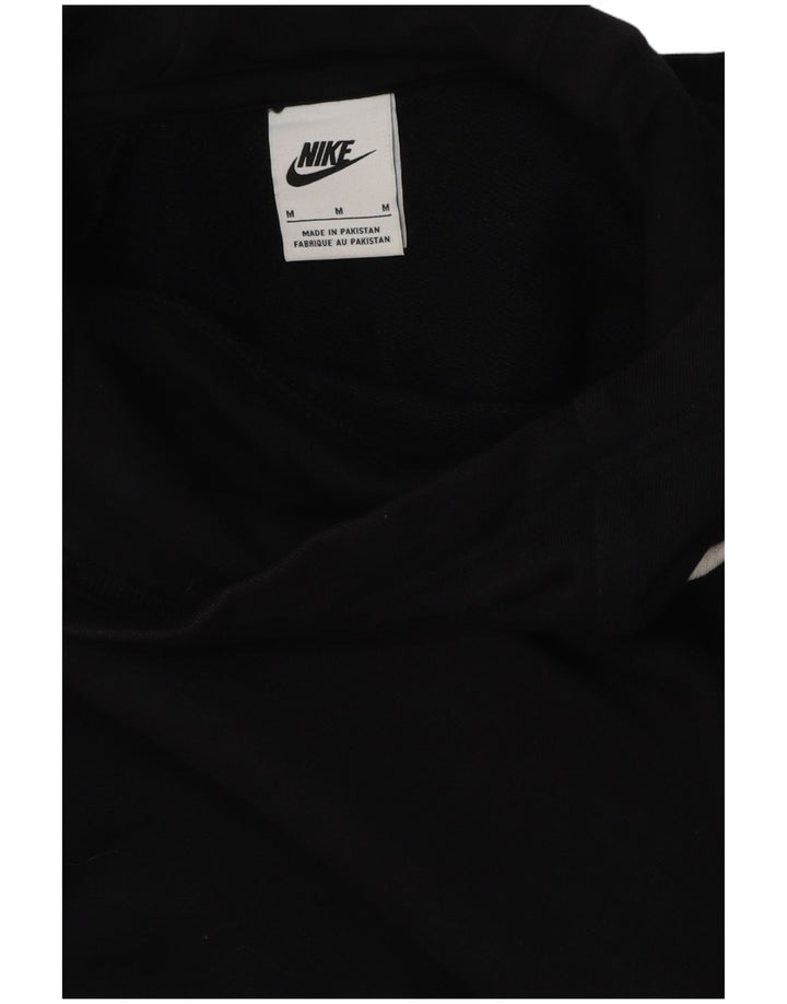 Nike Mens Hoodie Jumper Médio Algodão Preto