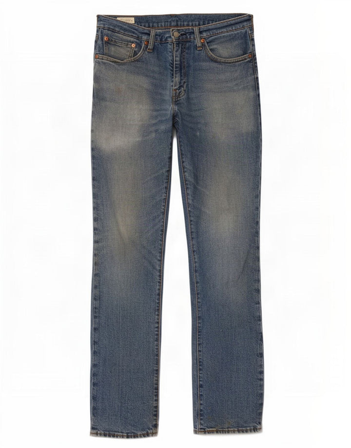 Levi's Masculino 511 Slim Jeans W32 L32 Azul Algodão