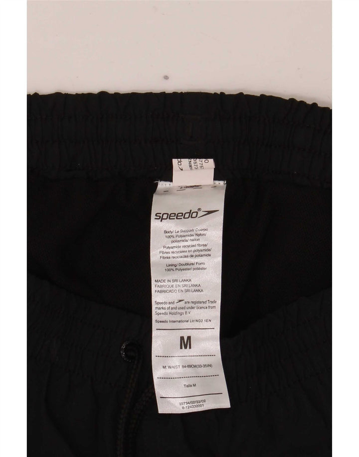 Shorts de natação masculino Speedo médio preto poliamida