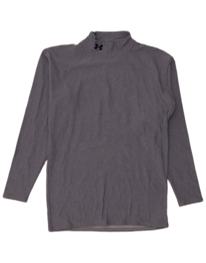 Camiseta feminina Under Armour Cold Gear manga comprida UK 18 XL cinza