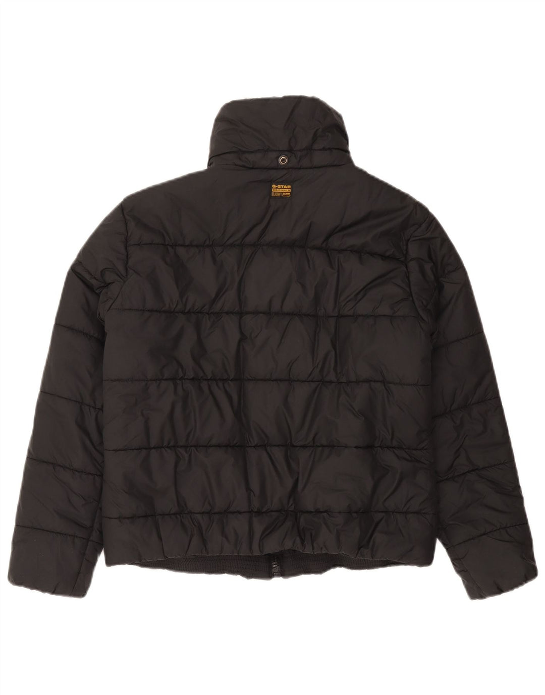 Jaqueta acolchoada feminina G-Star UK 16 grande poliéster preto