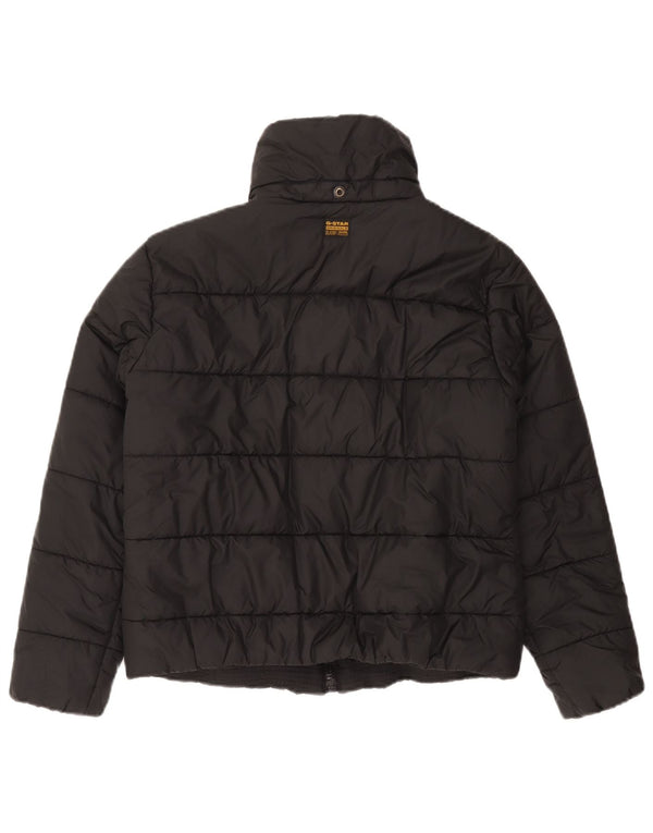 Jaqueta acolchoada feminina G-Star UK 16 grande poliéster preto