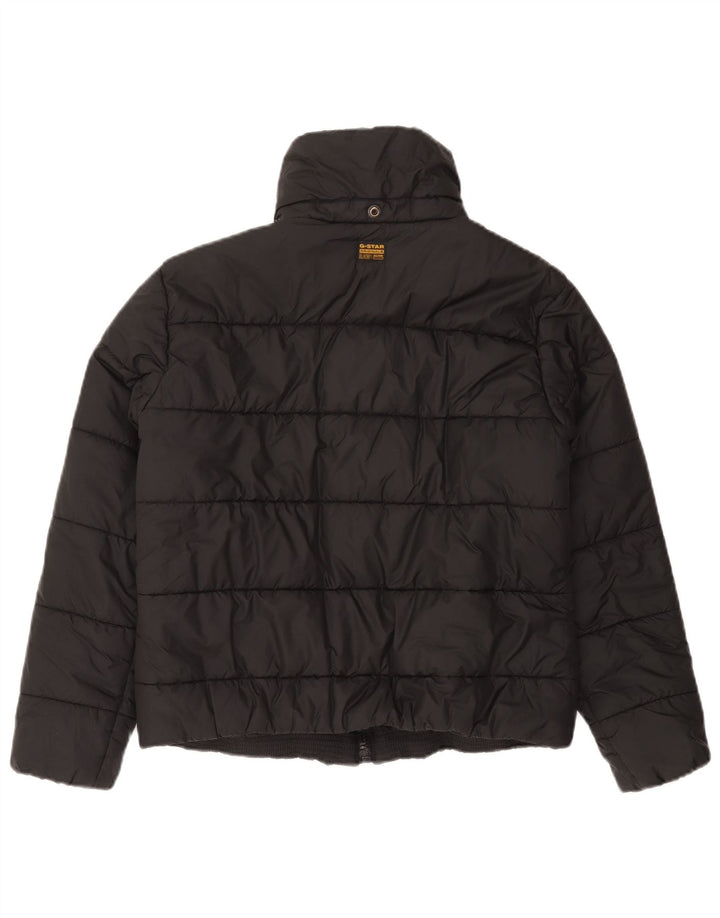 Jaqueta acolchoada feminina G-Star UK 16 grande poliéster preto