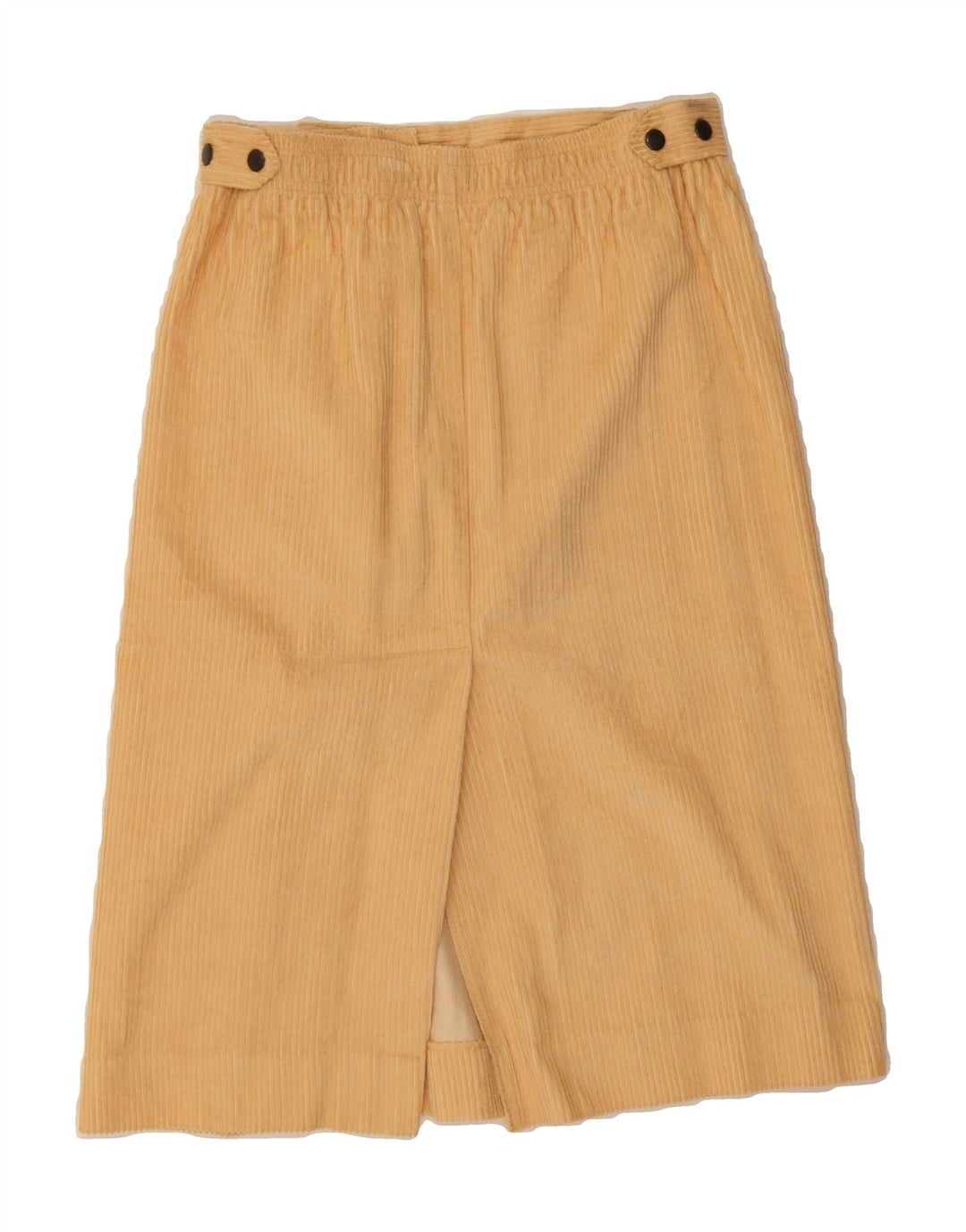 IZOD Womens Corduroy Skirt US 8 Medium W28  Beige Cotton Vintage Izod and Second-Hand Izod from Messina Hembry 