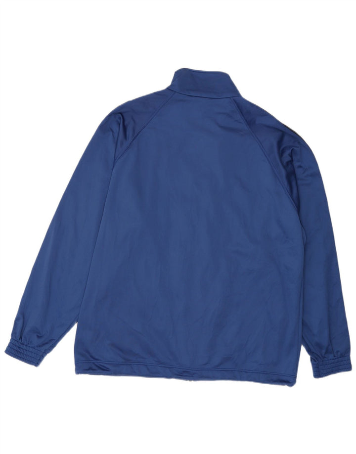 LOTTO Jaqueta masculina de agasalho gráfico 2XL bloco colorido azul