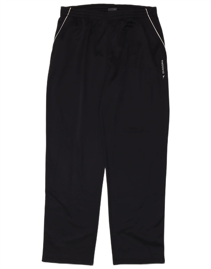 Calça de treino masculina DIADORA UK 46 XL poliéster preto