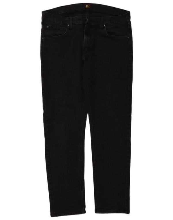 Lee Mens Daren Zip Fly Slim Jeans W36 L32 Algodão Cinza