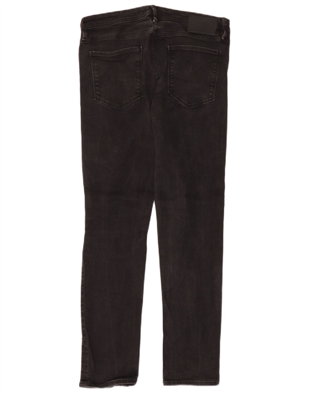 Jack & Jones Masculino GLENN Slim Jeans W33 L32 Algodão Preto