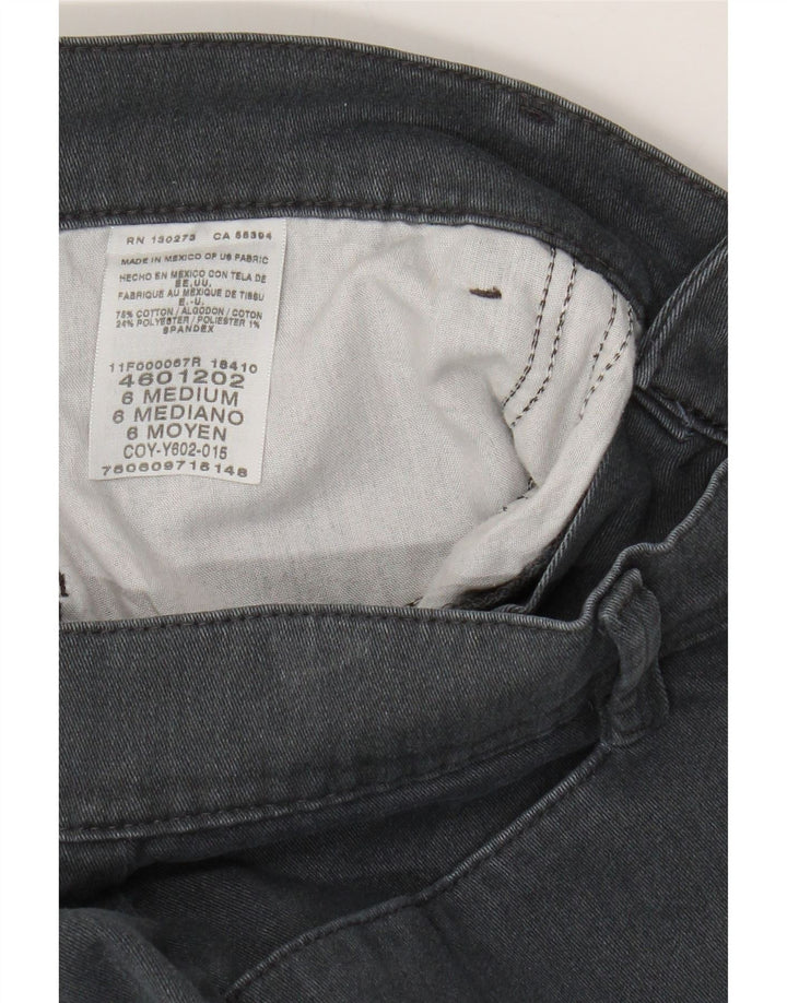 LEE Womens Relaxed Fit Casual Trousers US 6 Medium W30 L30 Grey Cotton Vintage Lee and Second-Hand Lee from Messina Hembry 