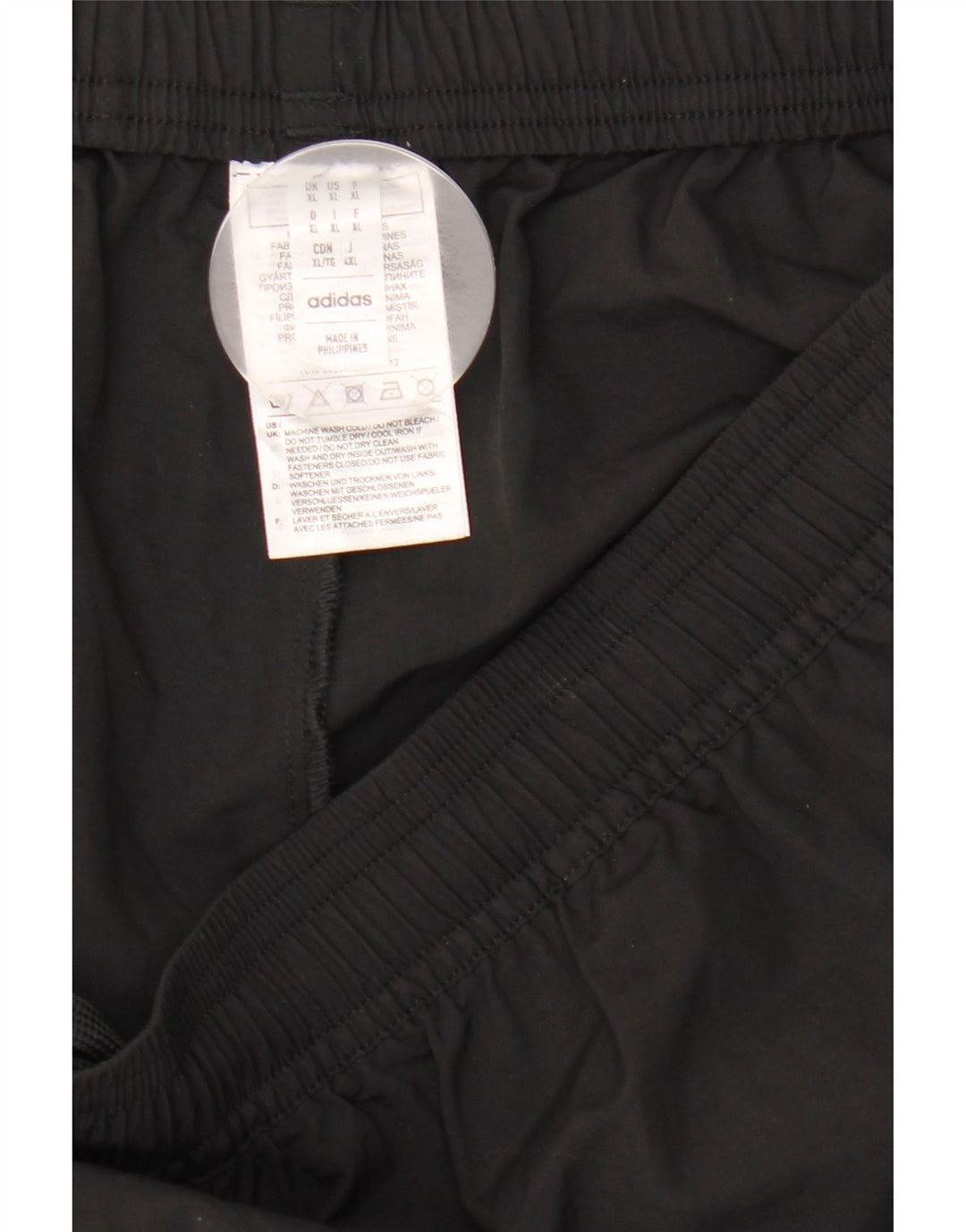 Shorts esportivos masculinos Adidas XL preto poliamida