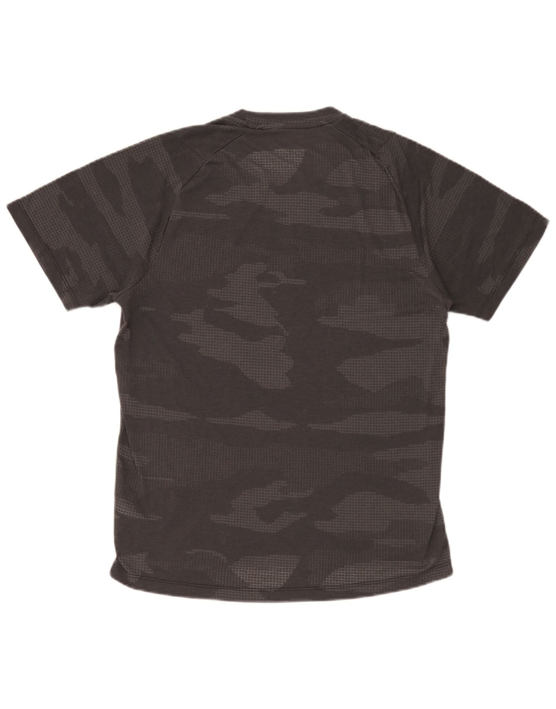Adidas Mens Climalite Camiseta Top Cinza Médio Camuflagem Poliéster