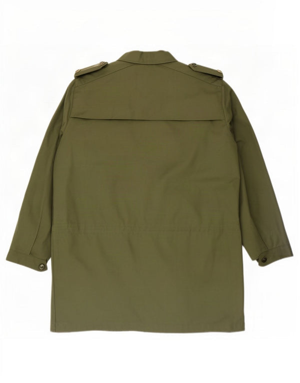 Jaqueta militar masculina vintage IT 50 grande cáqui