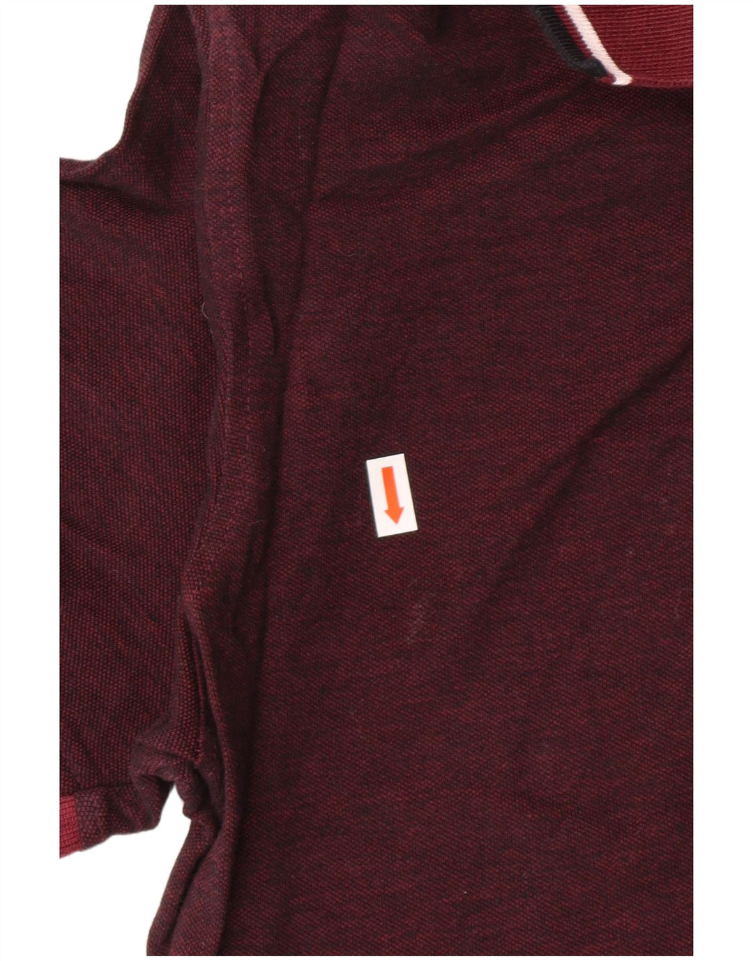 Camisa polo masculina JACK & JONES média algodão Borgonha
