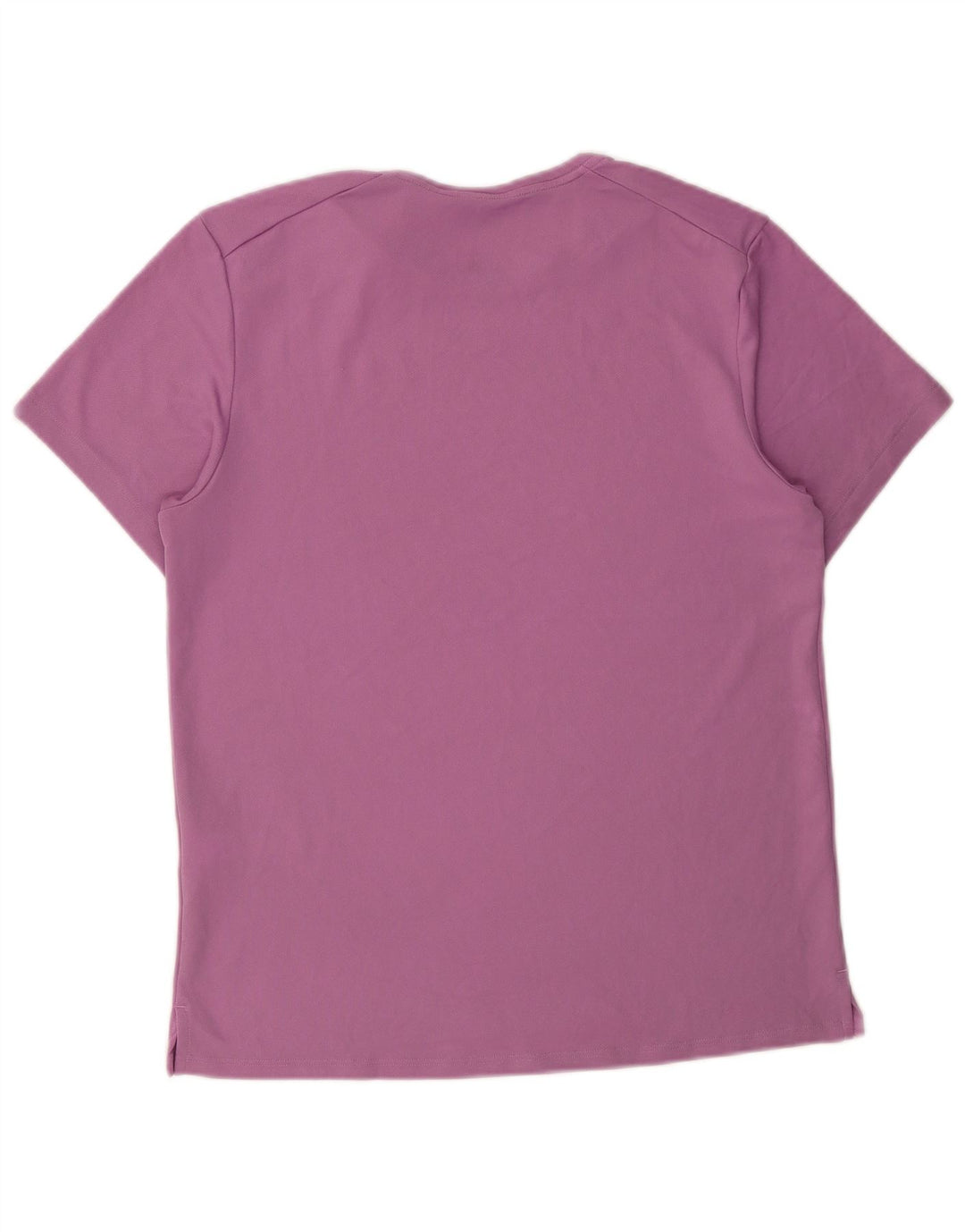 Nike Mens Dri Fit Camiseta Top Pequeno Roxo Poliéster