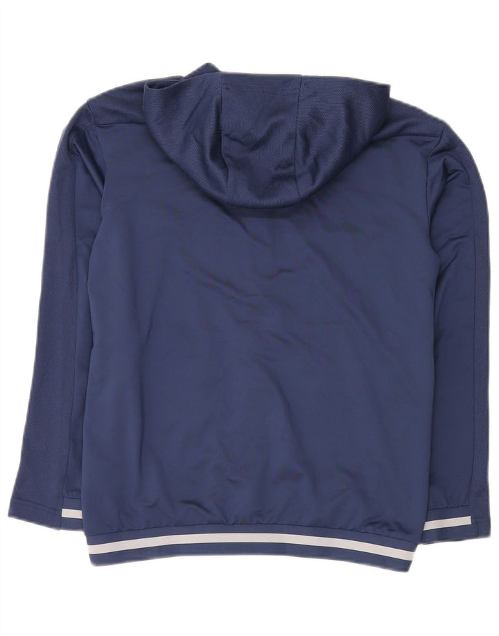 Suéter Adidas Boys MESSI Zip com capuz 11-12 anos azul marinho poliéster