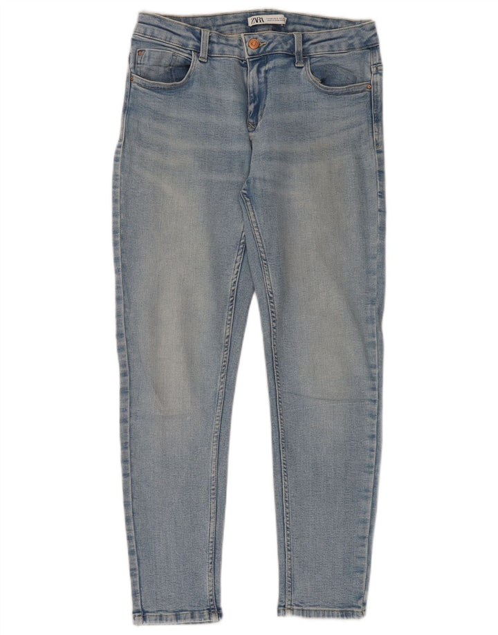 Zara Jeans Skinny Feminino EU 40 Médio W30 L28 Azul