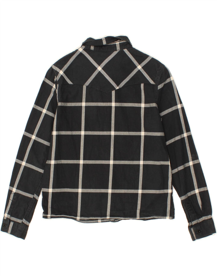 LEVI'S Girls Shirt 11-12 Years Black Check Cotton Vintage Levi's and Second-Hand Levi's from Messina Hembry 
