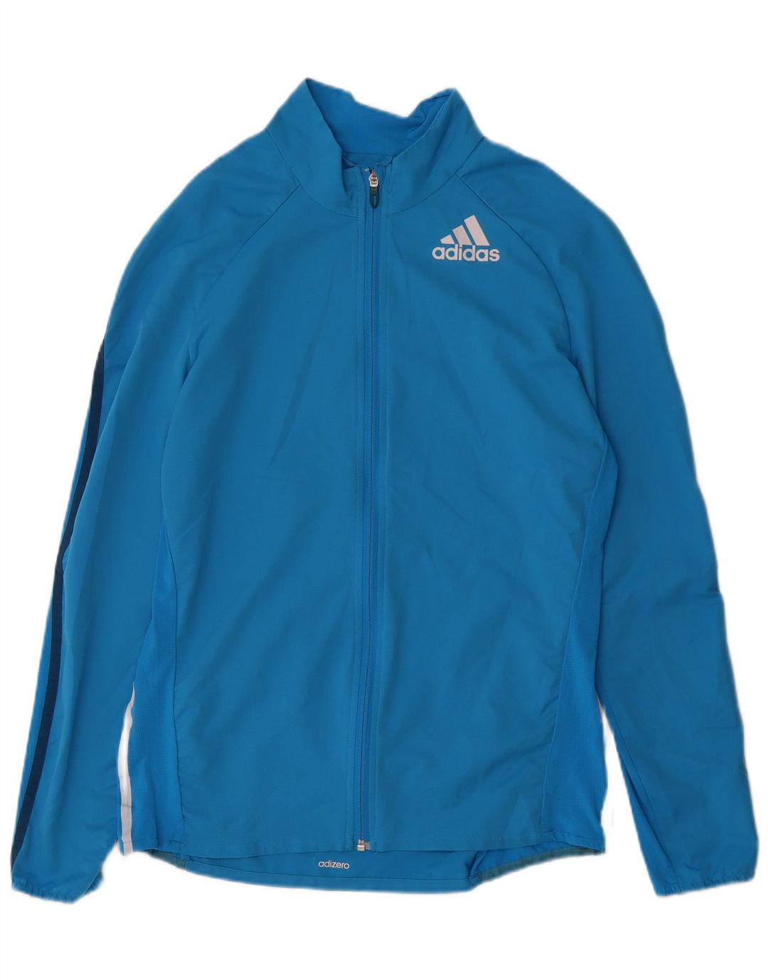 Adidas Mens Adizero Tracksuit Top Jacket Grande Azul Poliéster