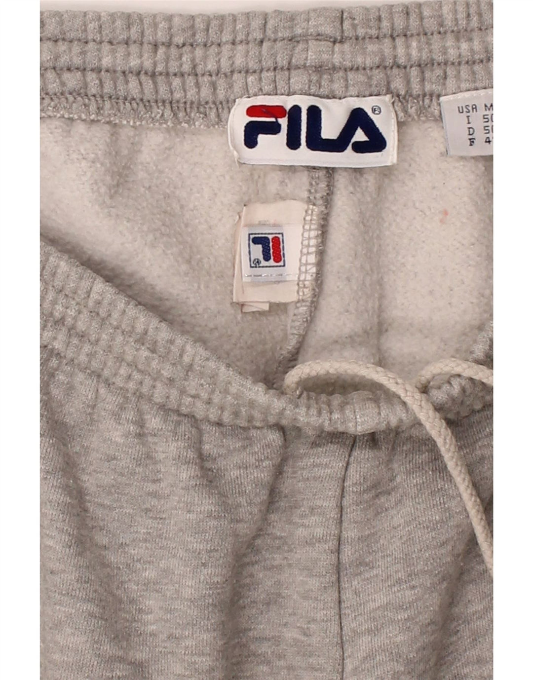 FILA Mens Tracksuit Trousers Medium  Grey Cotton Vintage Fila and Second-Hand Fila from Messina Hembry 