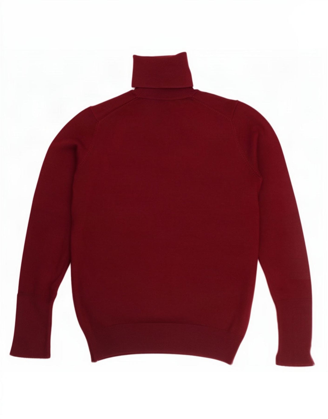 Zara Suéter feminino com gola redonda e gola redonda, Reino Unido 12 Médio Borgonha