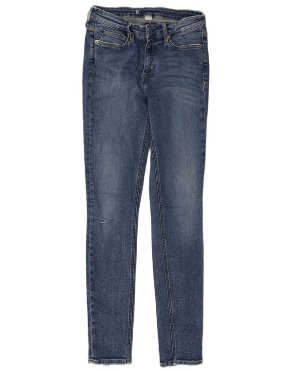Calça jeans skinny feminina Calvin Klein W28 L32 azul