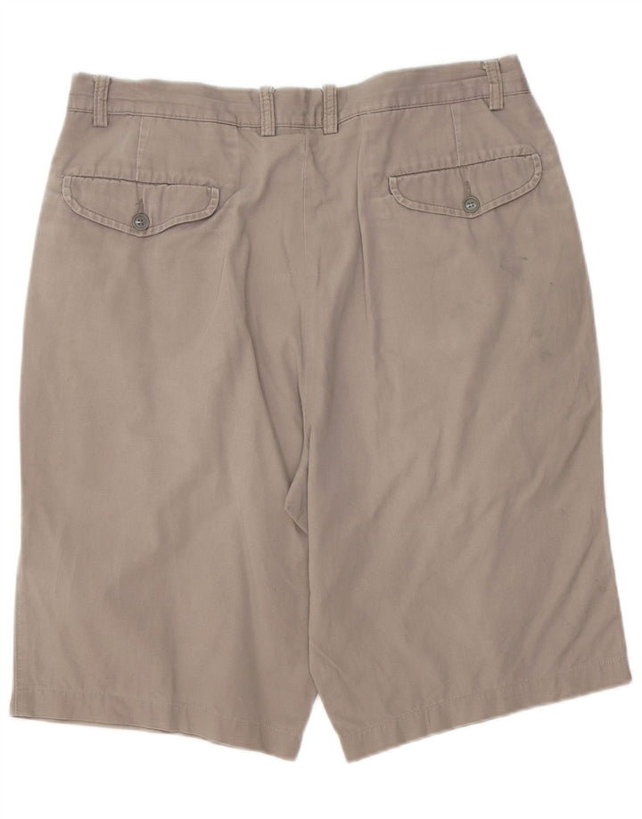 Shorts chino masculino CARRERA W36 grande algodão cinza