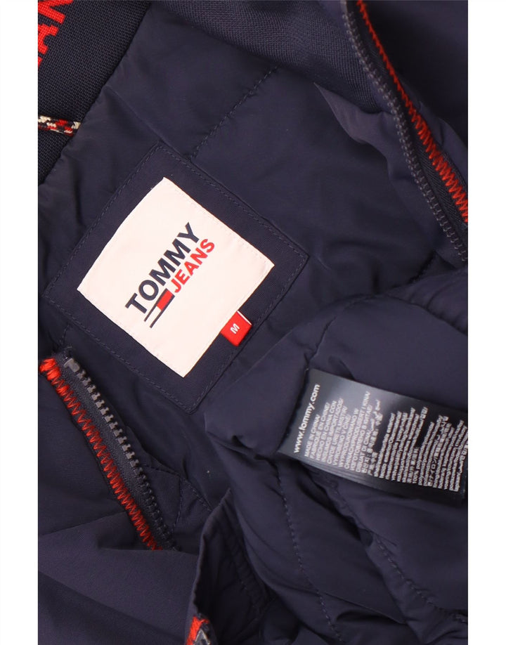 Jaqueta bomber acolchoada masculina Tommy Hilfiger Reino Unido 38 médio azul marinho poliamida