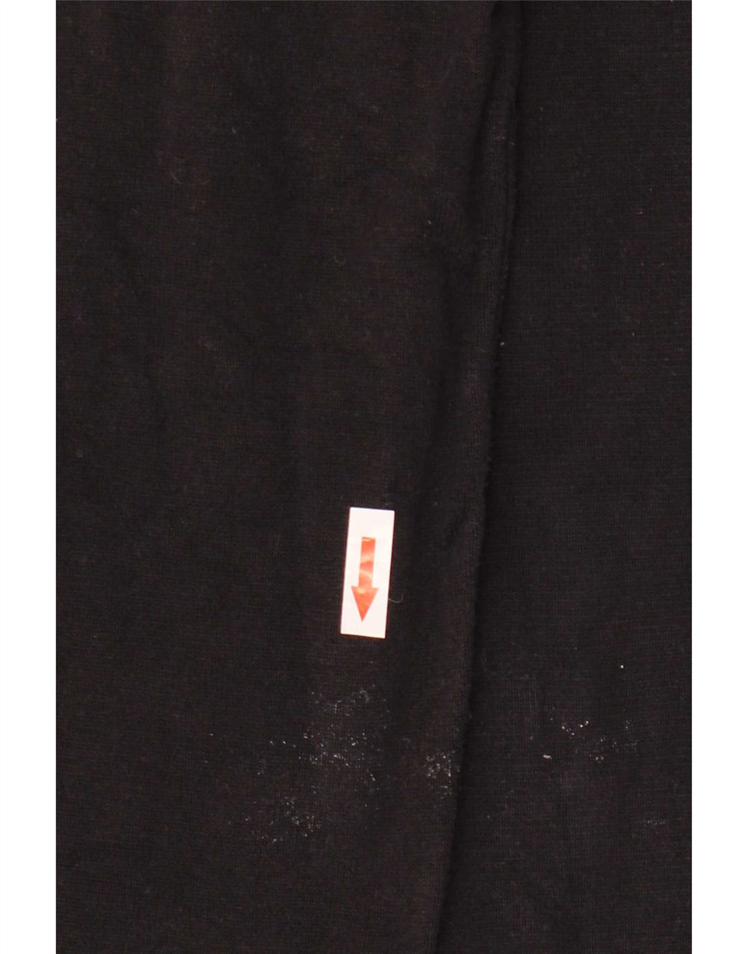 Top feminino Zara manga comprida UK 16 grande preto
