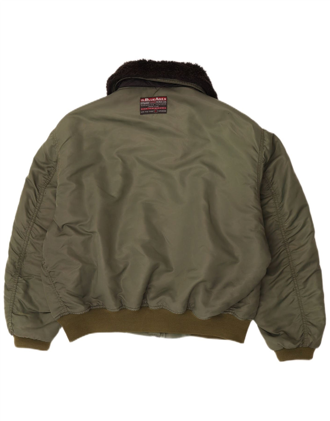 Jaqueta bomber masculina Carrera UK 40 grande cáqui colorblock poliamida