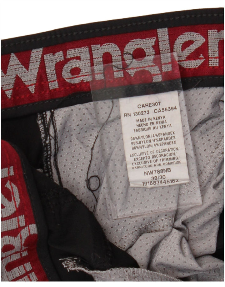 Calça cargo reta masculina WRANGLER W38 L30 nylon preto