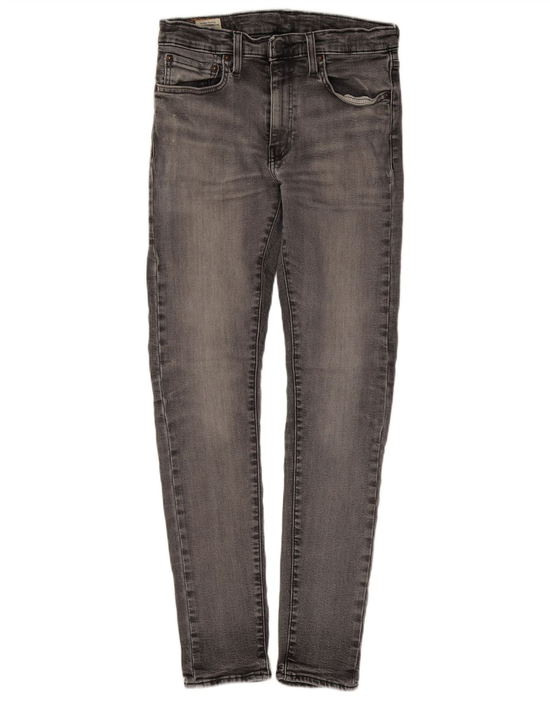 Jeans skinny feminino LEVI'S W32 L32 algodão cinza