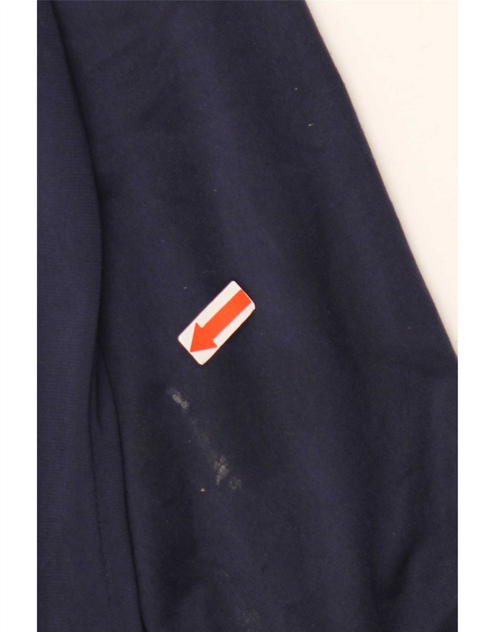 Lotto Mens Treino Top Jaqueta Grande Azul Marinho Colorblock Poliéster