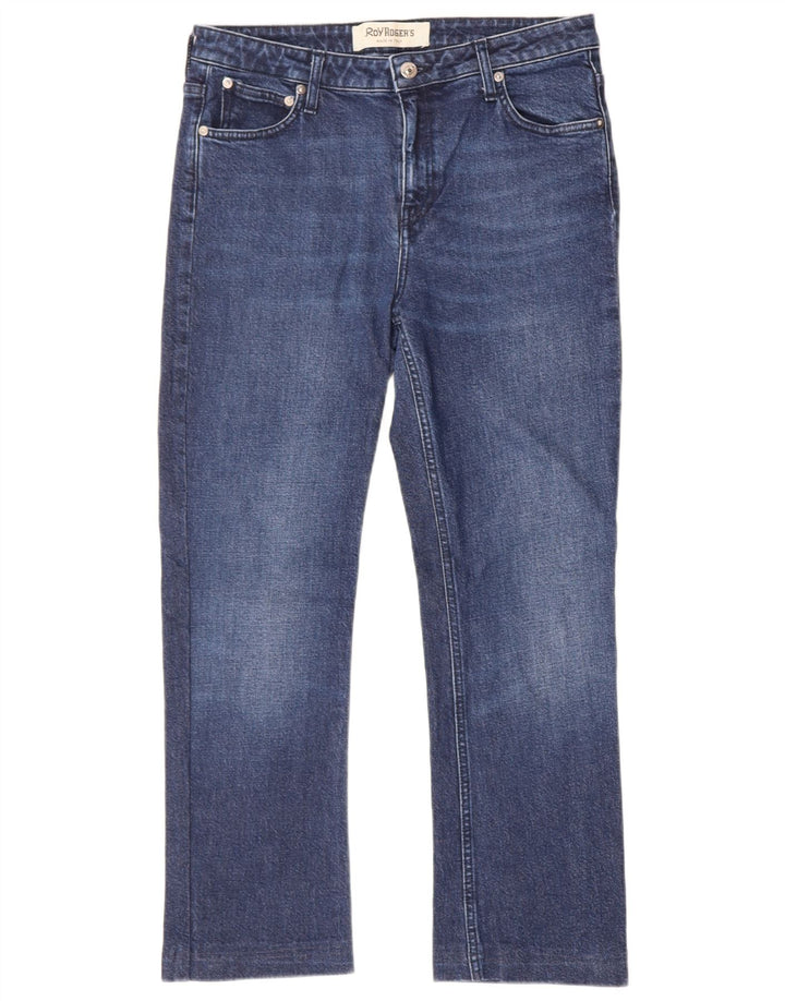 ROY ROGERS Womens Straight Jeans W31 L27 Blue Cotton