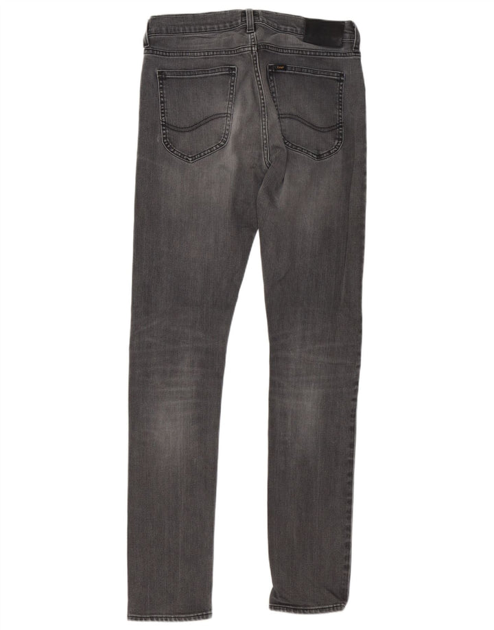 Lee Womens Luke Slim Jeans W30 L34 Cinza Algodão