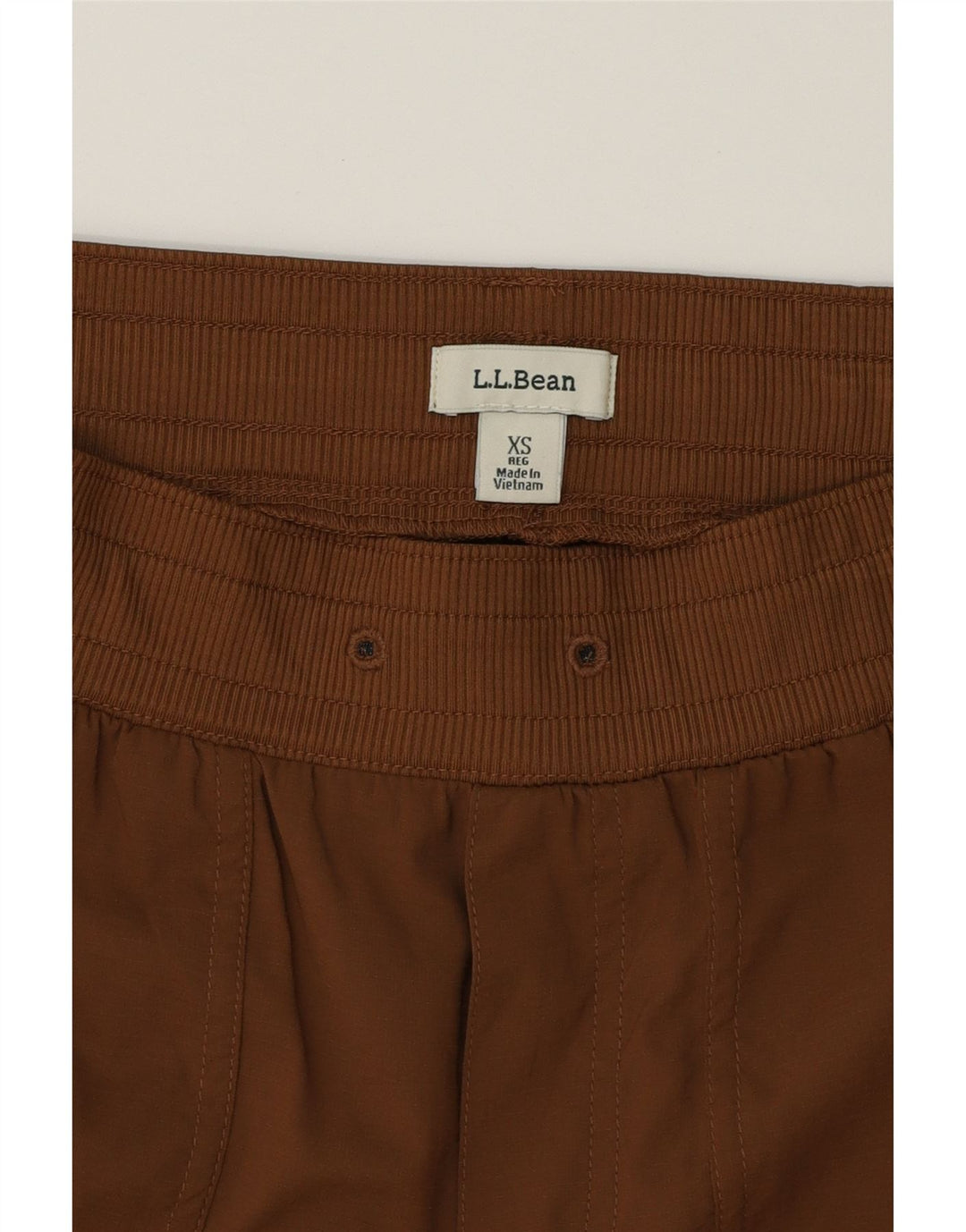 L.L.BEAN Womens Straight Cargo Trousers XS W25 L30 Brown Vintage L.L.Bean and Second-Hand L.L.Bean from Messina Hembry 