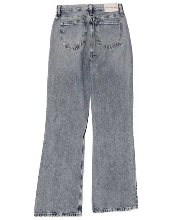 Calvin Klein Masculino Bootcut Jeans W30 L33 Azul Algodão