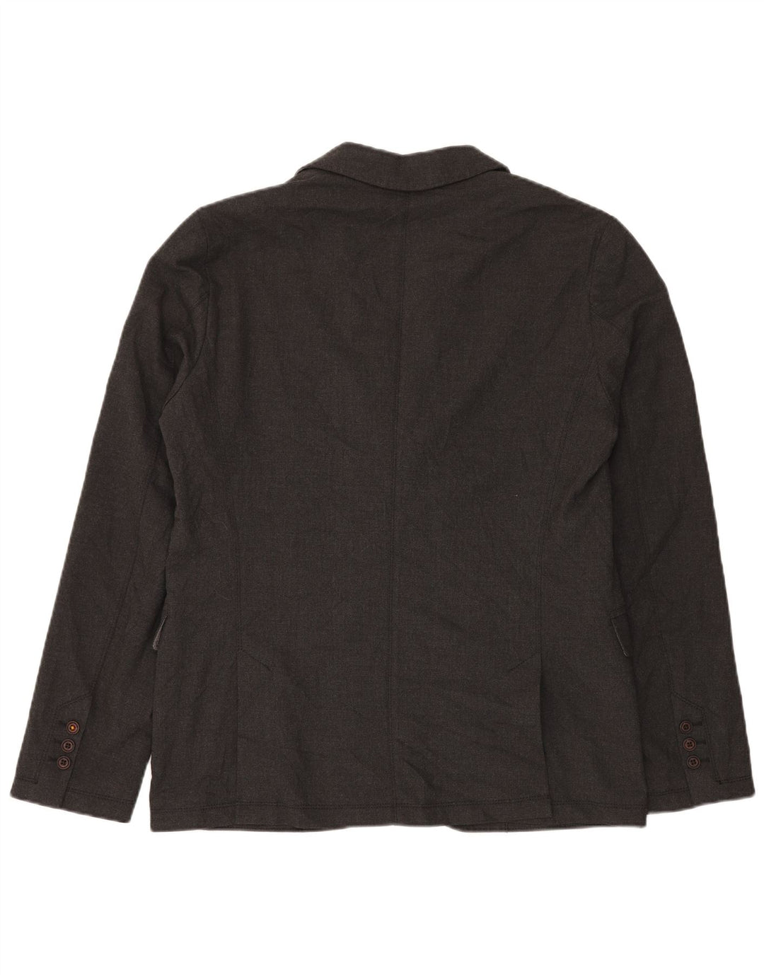 Jaqueta Blazer Masculina Hugo Boss com 2 Botões EU 54 2XL Cinza Poliéster